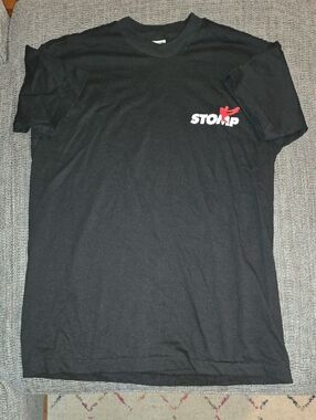 Fruit of the Loom, Large, Black STOMP shirt